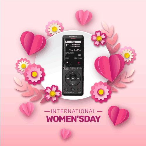 Sony ICD-UX570F – Máy ghi âm kỹ thuật số Sony 4GB, micro độ nhạy cao