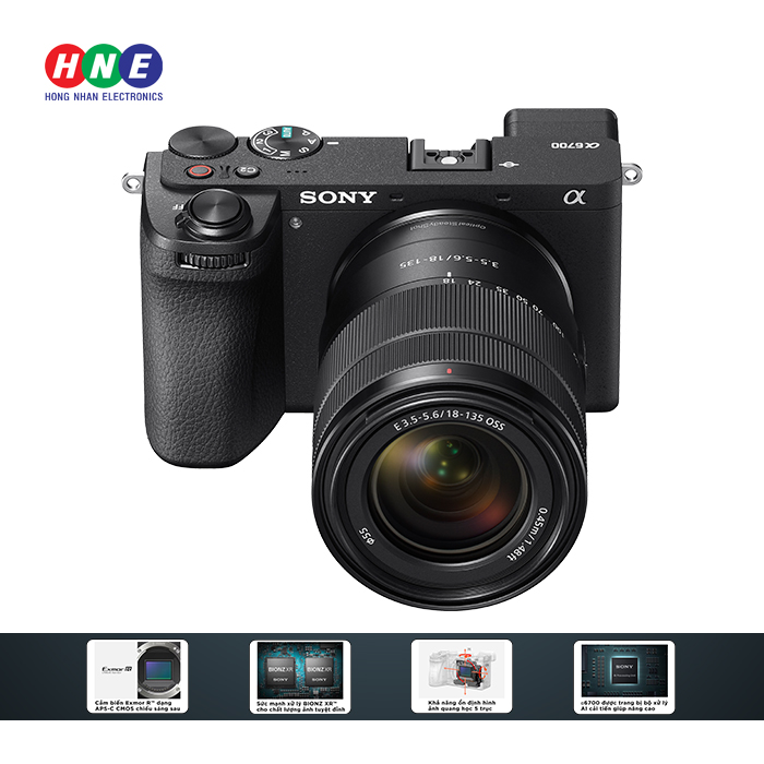 ILCE-6700M (body+SEL18135) | Máy ảnh APS-C Sony Alpha