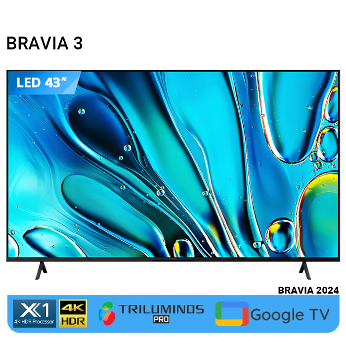 K-43S30 | BRAVIA 3 - 43inch | 4K HDR Processor X1™ | 4K Ultra HD