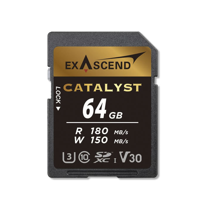 EX64GSDU1 | Thẻ nhớ Exascend 64GB Catalyst UHS-I SD card V30
